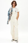 Bdg Nitro Baggy Denim Utility Overall In Ivory, Men's At Urban Outfitters