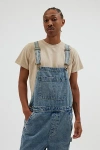 Bdg Nitro Baggy Denim Utility Overall In Vintage Denim Light, Men's At Urban Outfitters In Vintage Denim Light