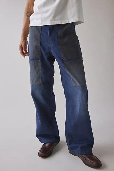 Bdg Nitro Blocked Utility Baggy Fit Jean In Peacoat/char, Men's At Urban Outfitters