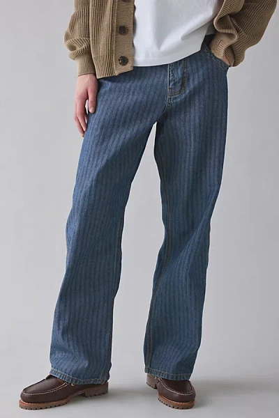 Bdg Nitro Buckleback Baggy Fit Jean In Vintage Denim Medium, Men's At Urban Outfitters In Multi