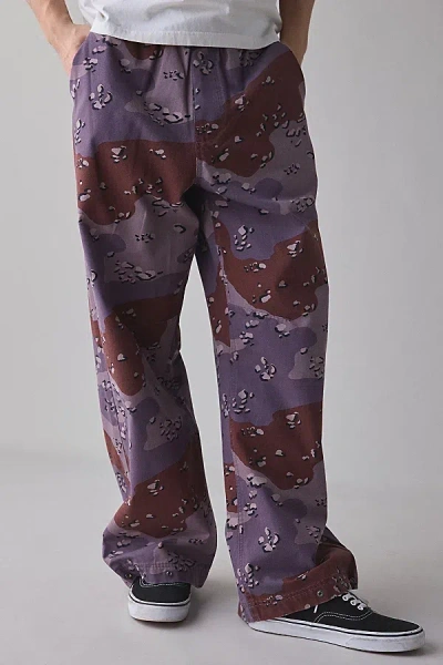 Bdg Nitro Camo Canvas Baggy Fit Pull-on Pant In Moonscape Moon Camo, Men's At Urban Outfitters