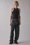 Bdg Nitro Fly Print Baggy Fit Jean In Fly Spotty Black, Men's At Urban Outfitters