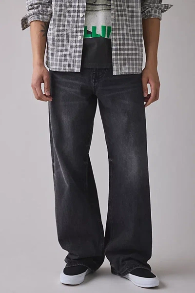 Bdg Nitro Selvedge Denim Baggy Fit Jean In Midnight Selvedge, Men's At Urban Outfitters In Black