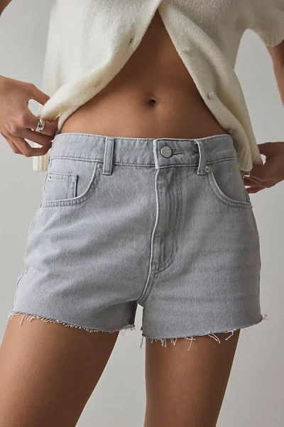Bdg Oscar Cutoff Denim Micro Short In Grey, Women's At Urban Outfitters