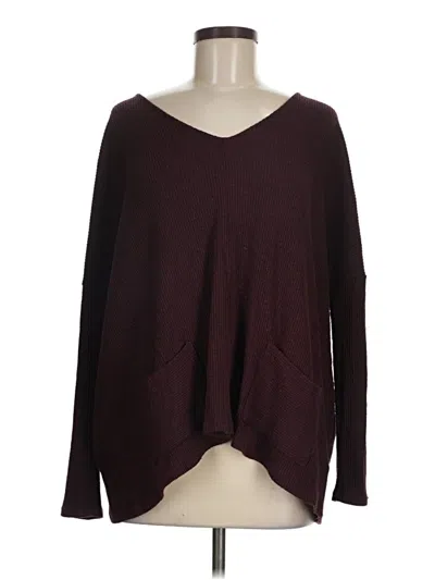 Pre-owned Bdg Pullover Sweater In Burgundy