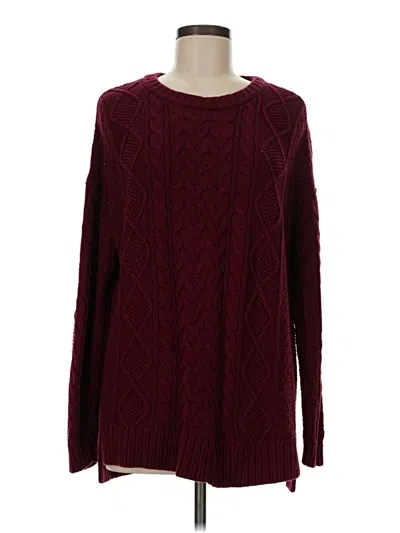 Pre-owned Bdg Pullover Sweater In Burgundy