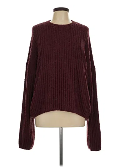 Pre-owned Bdg Pullover Sweater In Burgundy