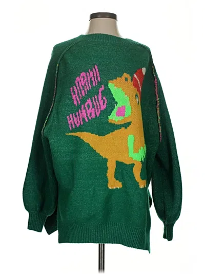Pre-owned Bdg Pullover Sweater In Green