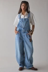 Bdg Rih Extreme Barrel-leg Overall In Indigo, Women's At Urban Outfitters