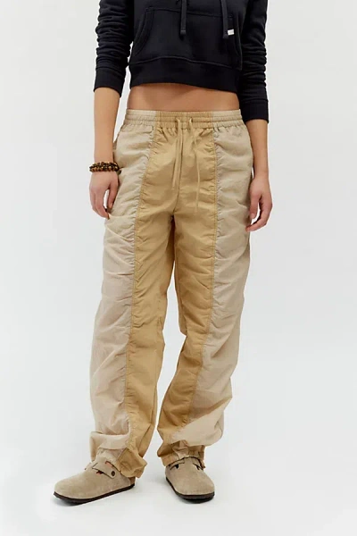 Bdg Ruched Track Pant In Taupe, Women's At Urban Outfitters