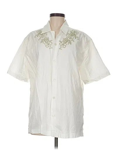 Pre-owned Bdg Short Sleeve Button Down Shirt In White