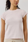 Bdg Short Sleeve Spill The Tee In Mauve, Women's At Urban Outfitters In Purple