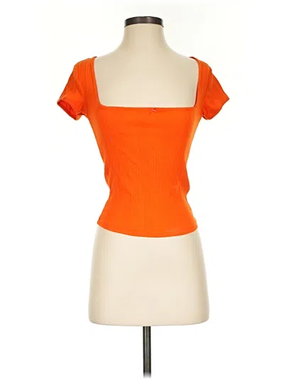 Pre-owned Bdg Short Sleeve T-shirt In Orange