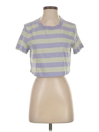 Pre-owned Bdg Short Sleeve T-shirt In Purple