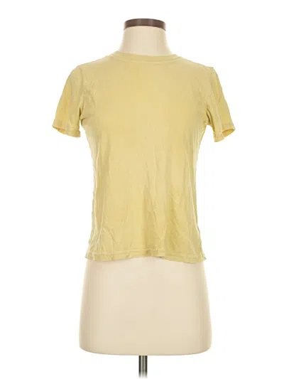 Pre-owned Bdg Short Sleeve T-shirt In Yellow