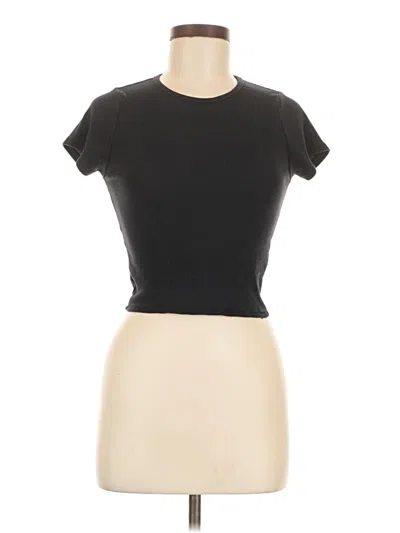 Pre-owned Bdg Short Sleeve Turtleneck In Black