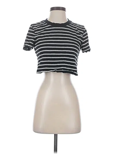 Pre-owned Bdg Short Sleeve Turtleneck In Black