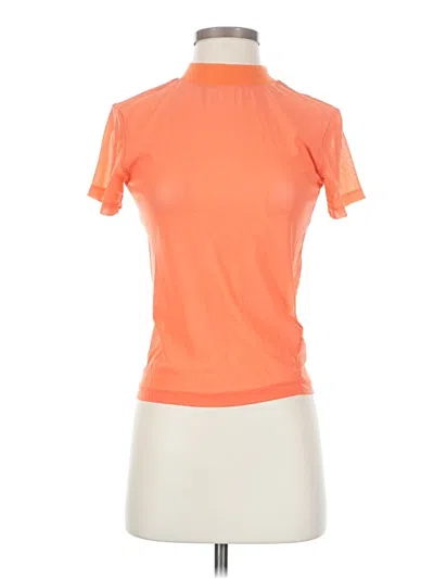 Pre-owned Bdg Short Sleeve Turtleneck In Orange