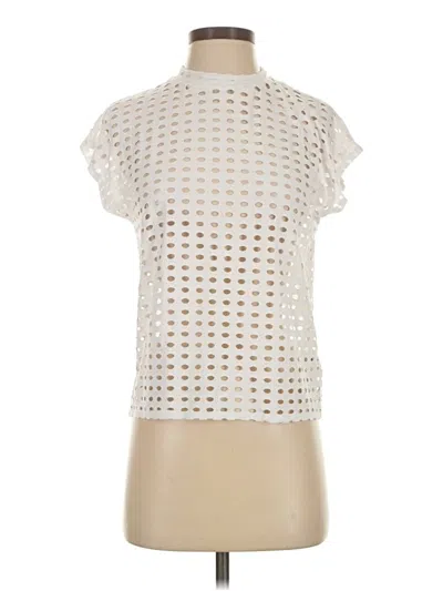 Pre-owned Bdg Short Sleeve Turtleneck In White