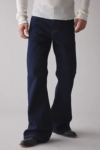 Bdg Slacker Relaxed Flare Jean In Raw Power (coated), Men's At Urban Outfitters In Raw Power (coated)