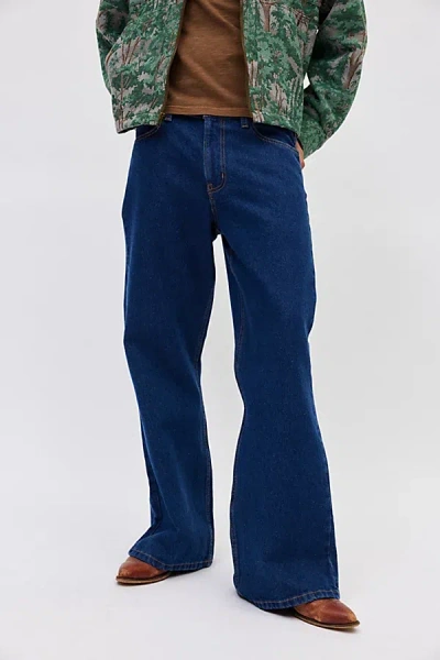 Bdg Slacker Relaxed Flare Jean In Tinted Denim, Men's At Urban Outfitters