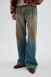 Bdg Slacker Relaxed Flare Jean In Vintage Denim Light, Men's At Urban Outfitters