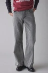 Bdg Slacker Relaxed Flare Jean In Coal, Men's At Urban Outfitters In Black
