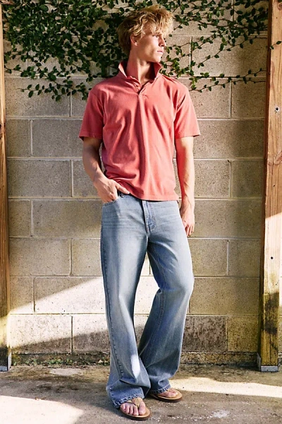 Bdg Slacker Relaxed Flare Jeans In Cat Scratch, Men's At Urban Outfitters
