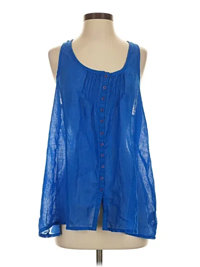 Pre-owned Bdg Sleeveless Blouse In Blue
