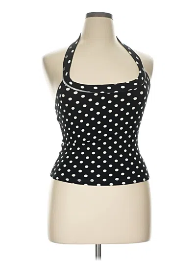 Pre-owned Bdg Sleeveless Top Black Halter Neckline Tops