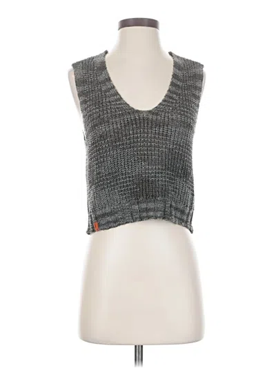 Pre-owned Bdg Sleeveless Top Gray Scoop Neck Tops