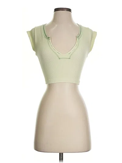 Pre-owned Bdg Sleeveless Top Green Sweetheart Neckline Tops