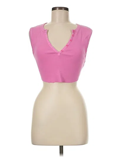 Pre-owned Bdg Sleeveless Top Pink Sweetheart Neckline Tops