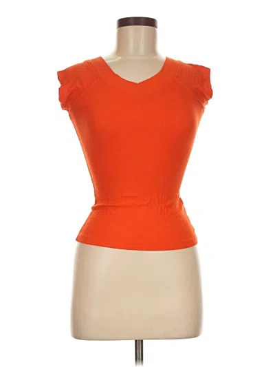 Pre-owned Bdg Sleeveless T-shirt In Orange
