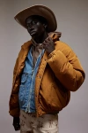Bdg Solid Puffer Jacket In Dark Yellow, Men's At Urban Outfitters In Dark Yellow