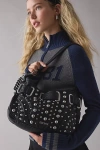 Bdg Sonny Studded Hobo Bag In Black, Women's At Urban Outfitters In Black