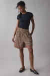 Bdg Star Player Athletic Short In Cheetah Print, Women's At Urban Outfitters