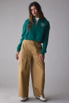Bdg Studio Wide-leg Chino Utility Pant In Tan, Women's At Urban Outfitters In Tan