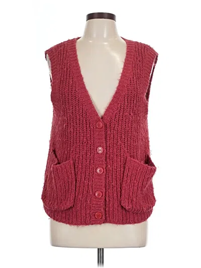 Pre-owned Bdg Sweater Vest In Red