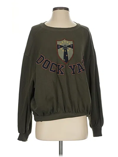 Pre-owned Bdg Sweatshirt In Green