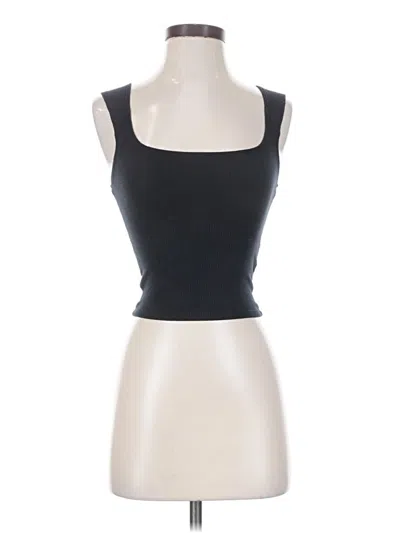 Pre-owned Bdg Tank Top Black Strapless Neckline Tops