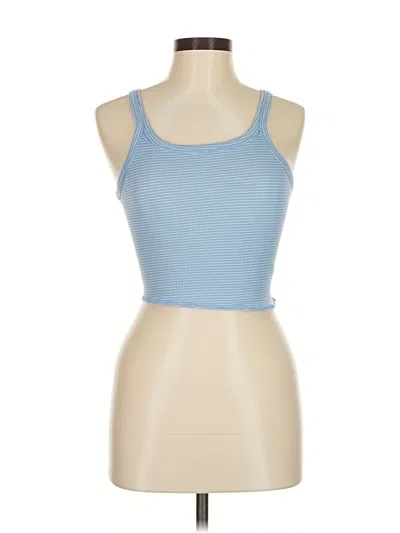 Pre-owned Bdg Tank Top Blue Halter Neckline Tops