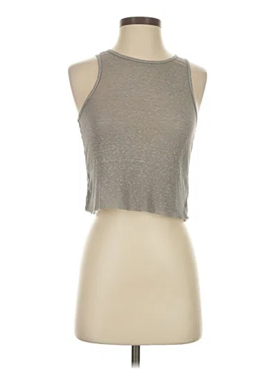 Pre-owned Bdg Tank Top Gray Halter Neckline Tops