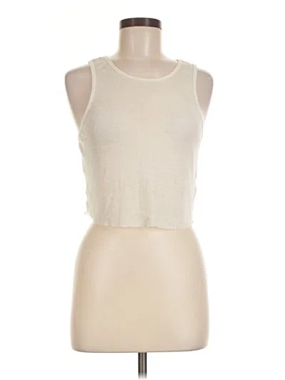 Pre-owned Bdg Tank Top Ivory Halter Neckline Tops