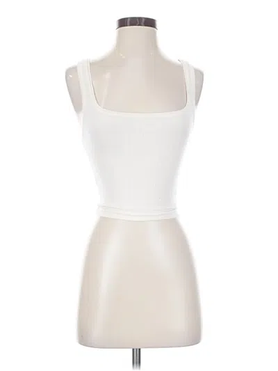Pre-owned Bdg Tank Top Ivory Strapless Neckline Tops