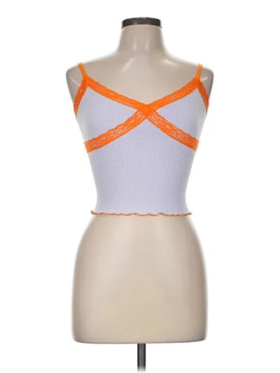 Bdg Tank Top Orange Strapless Neckline Tops