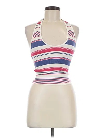 Pre-owned Bdg Tank Top Pink Halter Neckline Tops