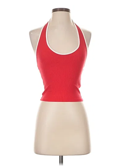 Pre-owned Bdg Tank Top Red Halter Neckline Tops