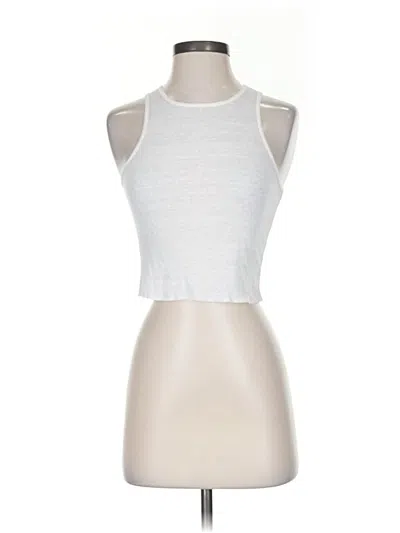 Pre-owned Bdg Tank Top Silver Halter Neckline Tops
