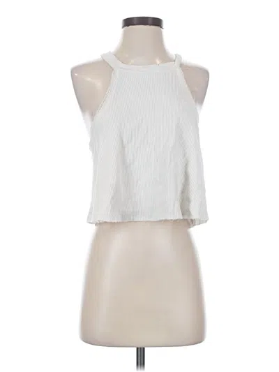 Pre-owned Bdg Tank Top White Halter Neckline Tops